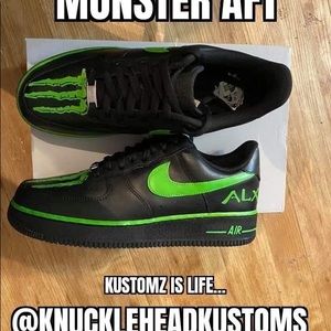 Monster energy inspired Custom AF1